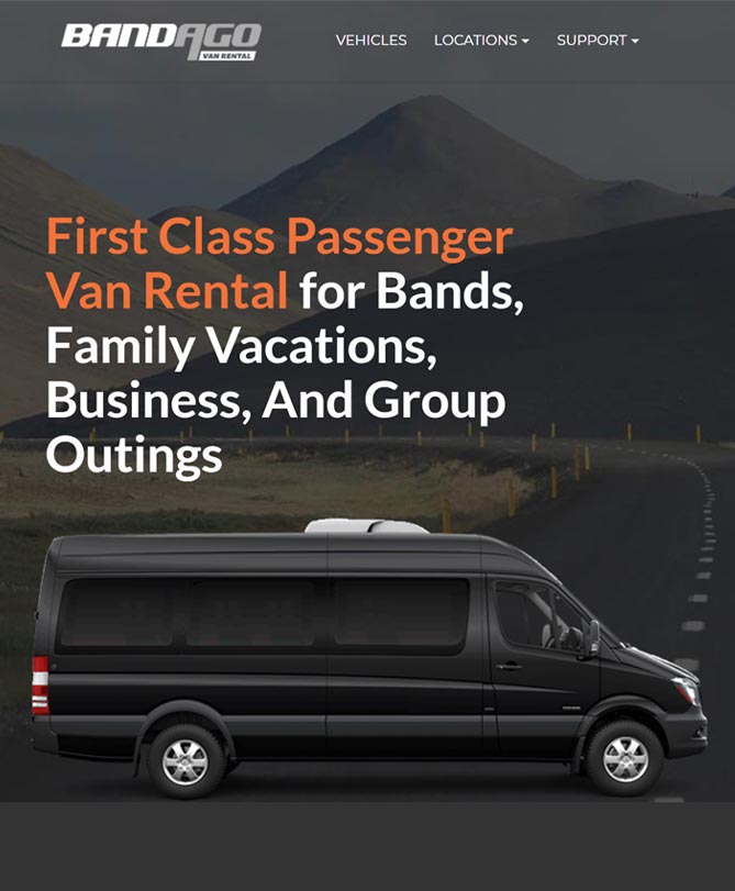 Bandago Van Rental